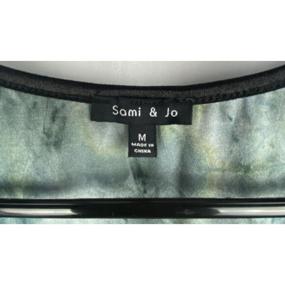 Vintage Y2k Top Womens Medium Blue Black Rusched Velvet Whimsigoth Fairy - Picture 8 of 13